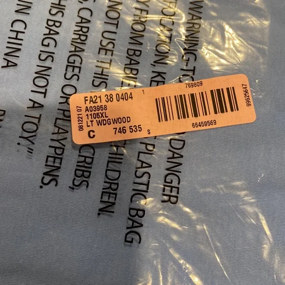 Appleseed’s Everyday Knit Long Skirt in Light Blue NEW - Picture 4 of 6